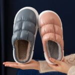 Non slip waterproof warm slippers - Pink-Fabulous Bargains Galore