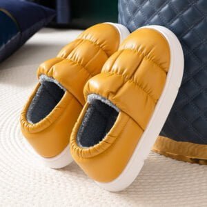 Non slip waterproof warm slippers - Yellow-Fabulous Bargains Galore