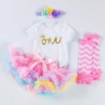 Baby girl 1st birthday outfit