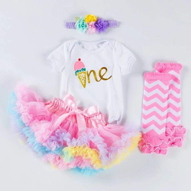 One year old hot sale baby girl birthday outfits