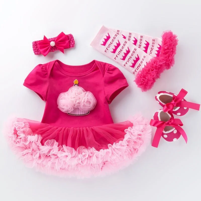 Baby girl 1st birthday hot sale rompers