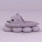 Non slip shark slippers for adults - Yellow-Fabulous Bargains Galore