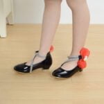 2b3f75fd-cf84-4150-bacf-3753999c0368_e73a4ef1-b28e-418e-aea0-1efc8c5915f7 Mid heel girls leather Mary Jane shoes - White-Fabulous Bargains Galore