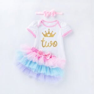 2nd birthday tutu outfit for baby girl