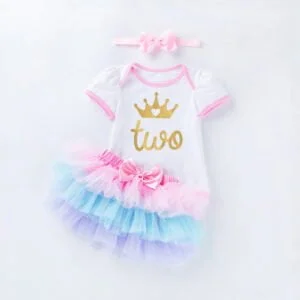 2nd birthday tutu outfit for baby girl