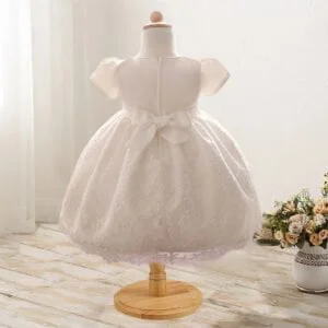 Baby girl lace christening dress - White-Fabulous Bargains Galore