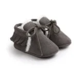Baby shoes girl suede moccasins - Brown-Fabulous Bargains Galore
