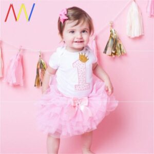 First birthday party outfit girl - Pink-Fabulous Bargains Galore