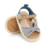 Toddler girl sandals with bow-knot - Denim-Fabulous Bargains Galore