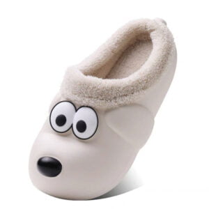 Eva novelty dog slippers - White-Fabulous Bargains Galore