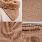 Women's winter balaclava hood - Brown-Fabulous Bargains Galore