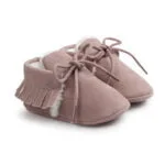 Baby shoes girl suede moccasins - Brown-Fabulous Bargains Galore