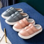 Non slip waterproof warm slippers - Coffee-Fabulous Bargains Galore