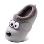 Eva novelty dog slippers - Grey-Fabulous Bargains Galore