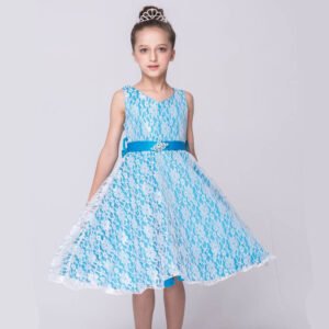 A-line lace flower girl dresses-sky-blue (1)