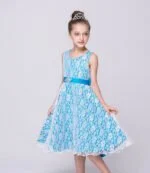 A-line lace flower girl dresses-sky-blue (6)
