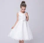 A-line lace flower girl dresses-white (5)
