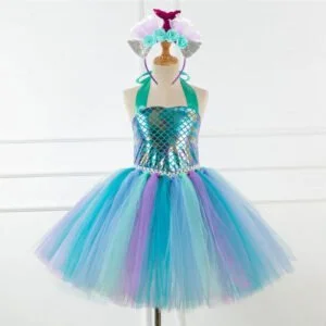 Baby girl mermaid outfit - Green