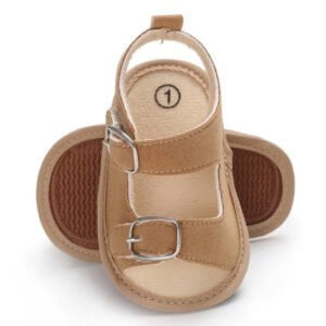 Baby girl open toe sandals - Brown-Fabulous Bargains Galore