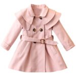 Baby girl trench coat - Pink