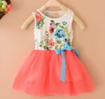 Baby girl tulle dress - Pink