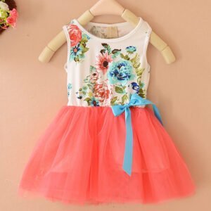 Baby girl tulle dress - Pink