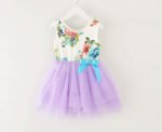 Baby girl tulle dress - Purple
