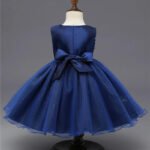 Baby girl tulle party dress-navy-blue (2)
