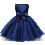 Baby girl tulle party dress-navy-blue (4)