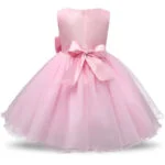 Baby girl tulle party dress-pink (2)