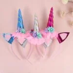Baby girl unicorn headband (10)