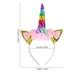 Baby girl unicorn headband-rainbow (2)