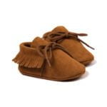 Baby shoes girl suede moccasins - Yellow-Fabulous Bargains Galore