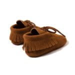 Baby shoes girl suede moccasins - Khaki-Fabulous Bargains Galore
