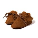 Baby shoes girl suede moccasins - Pink-Fabulous Bargains Galore