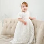 Baby girl christening gown