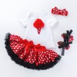 Baby girl first birthday outfit - Deep Pink Cupcake-Fabulous Bargains Galore