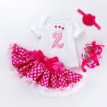 Baby girl first birthday outfit - Light Pink One-Fabulous Bargains Galore