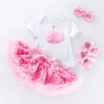 Baby girl first birthday outfit - Deep Pink Two-Fabulous Bargains Galore
