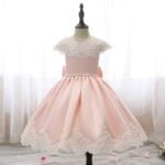Blush pink dress for flower girl-Fabulous Bargains Galore
