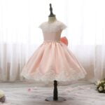Blush pink dress for flower girl-Fabulous Bargains Galore