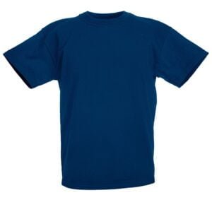 Boys plain t shirts-dark blue