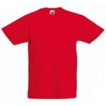 Boys plain t shirts-red