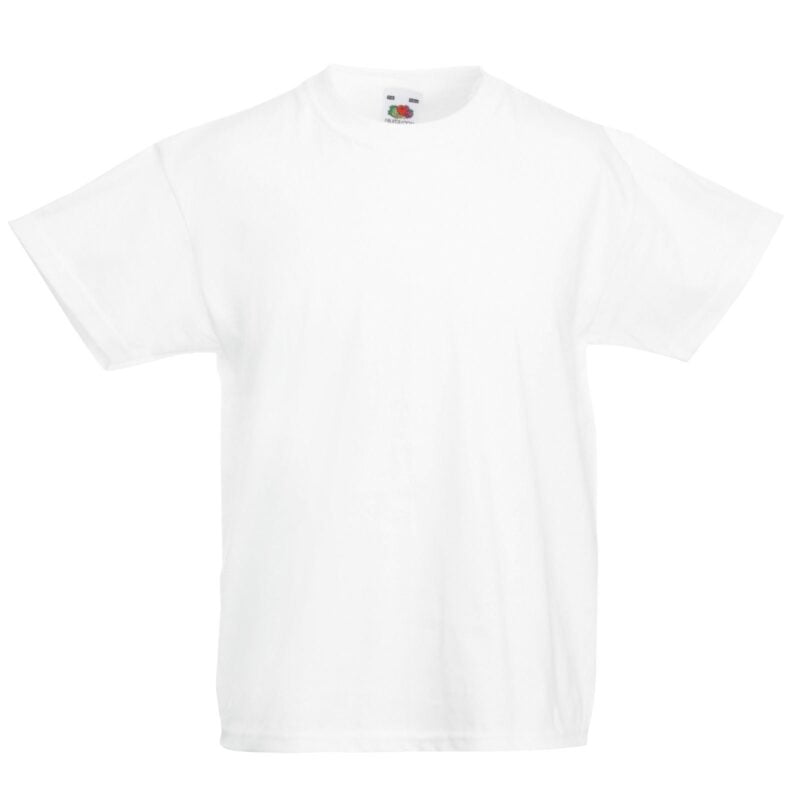 Boys plain t shirts-white