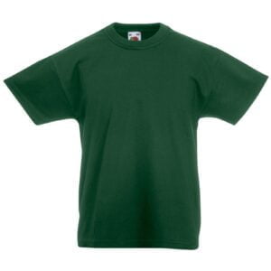 Boys plain t shirts-dark green