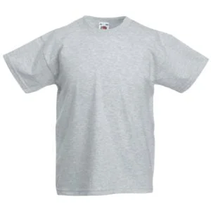 Boys plain t shirts-light grey