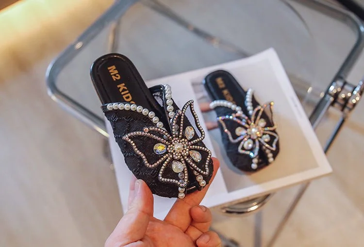 Butterfly discount slides shoes