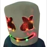 DJ Marshmello mask light up - Rainbow-Fabulous Bargains Galore