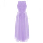 Children's bridesmaid dress-lavender (1)