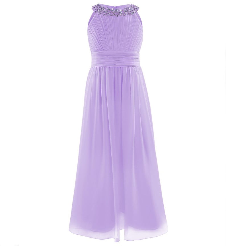 Children's bridesmaid dress-lavender (2)